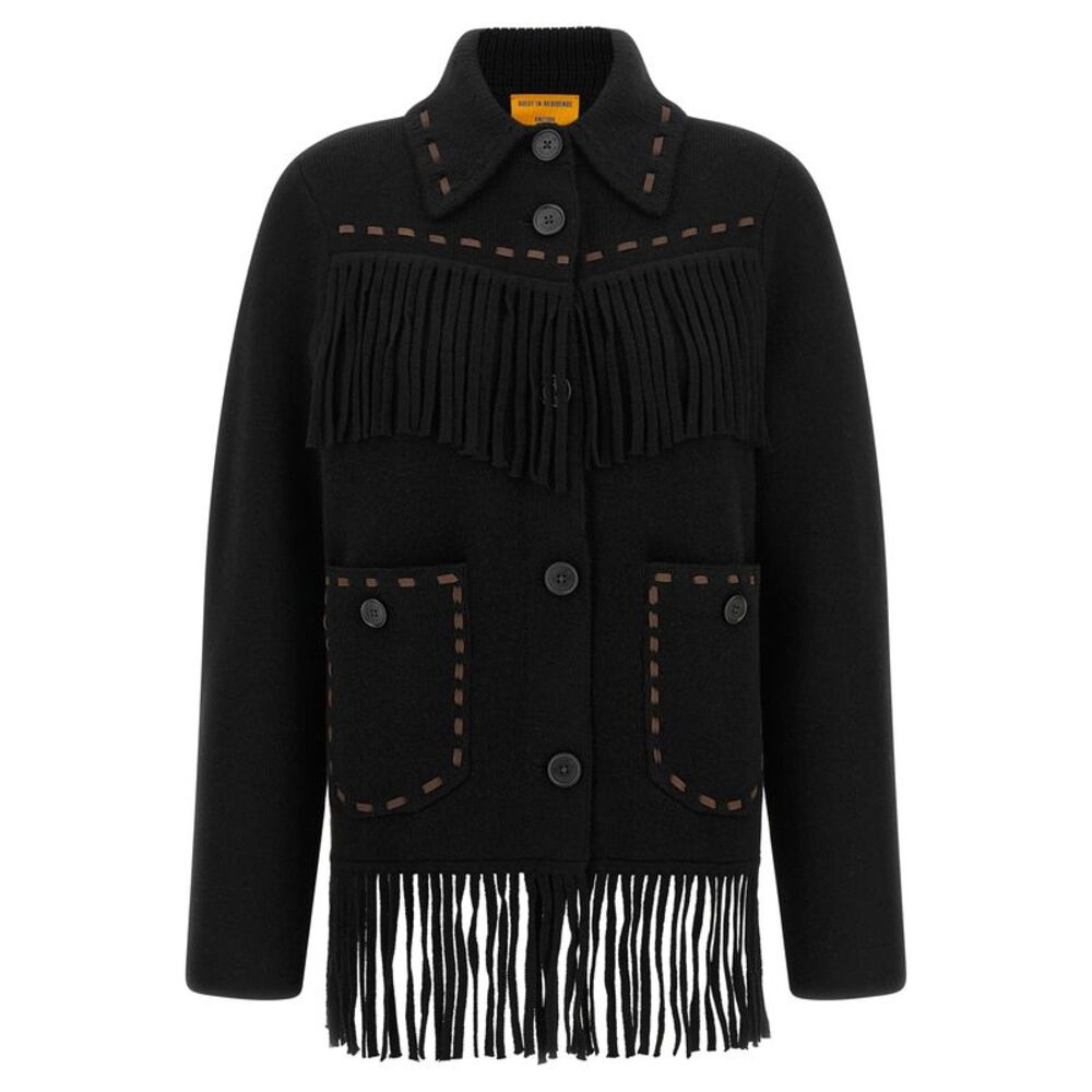 Guest in Residence Black Wool Full-Length Women's Jacket
